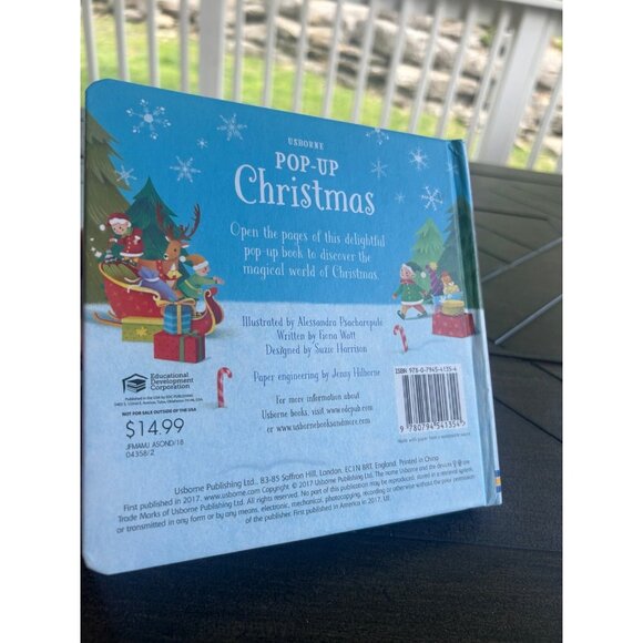 Usborne Pop-up Christmas board book for little ones gift holiday - Picture 7 of 7